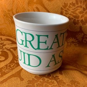 90s funny coffee cup “Greatest Liquid Asset”